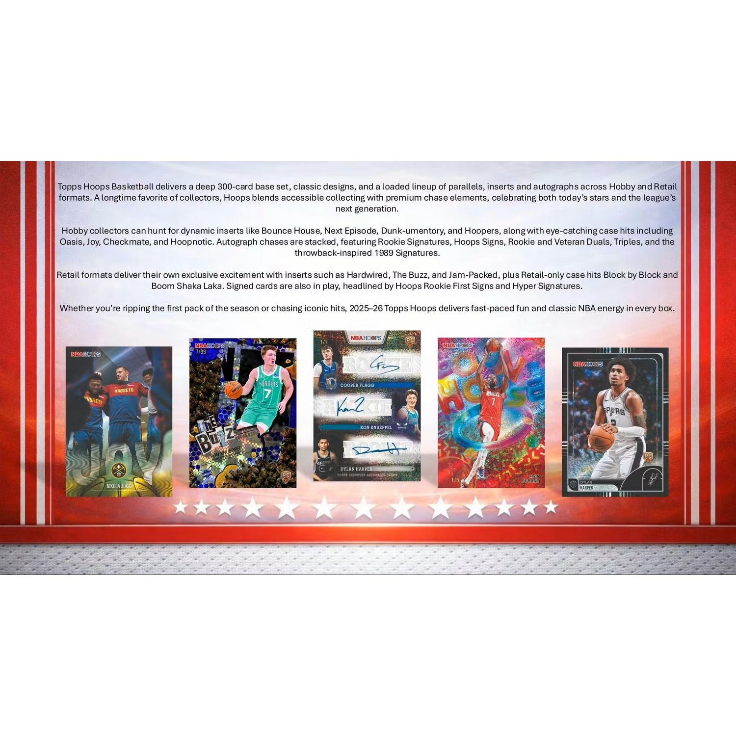2025-26 Topps NBA Hoops Basketball Hobby Box