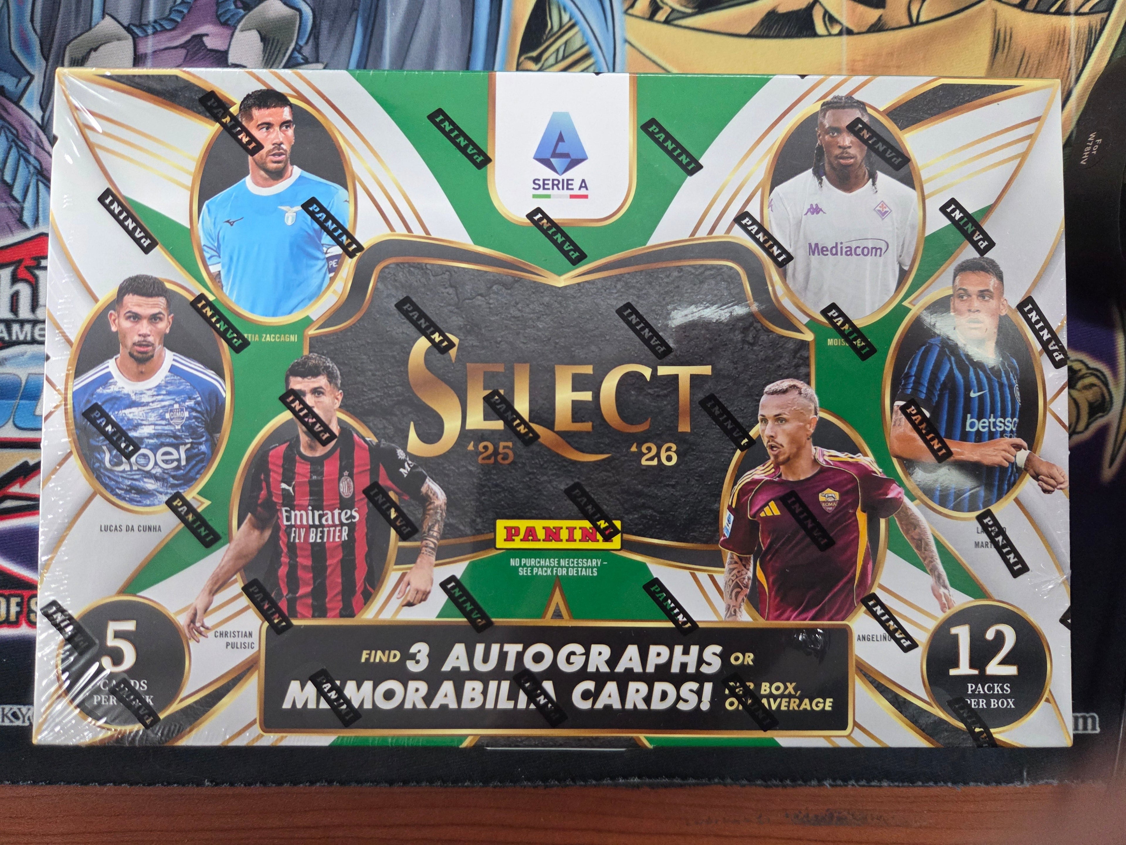 Soccer - 2025-26 Panini Select Serie A Hooby Box